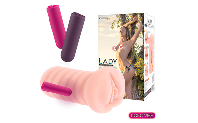 Lady Auto Три Сестры, мастурбатор вагина с вибрацией (M03-001-02V)