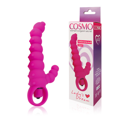 ВИБРОМАССАЖЁР цвет розовый, L 115 мм D 22 мм (CSM-23050)
