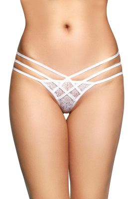 Стринги с геометрическим узором SoftLine Collection, белый, M/L (УТ-00002822)