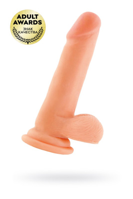 Фаллоимитатор на присоске TOYFA RealStick Elite Zack, TPR, телесный, 18 см (0T-00016019)