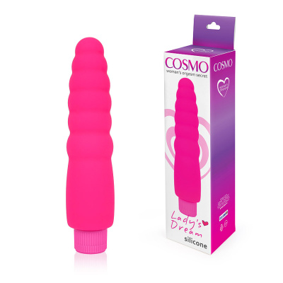 ВИБРОМАССАЖЁР L 155 мм D 33 мм, цвет розовый (CSM-23091)