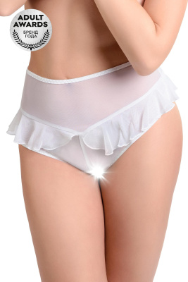 Эротические трусики с высокой посадкой Erolanta Lana, белый (50-52) (УТ-00004607)