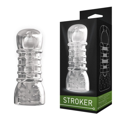 Маструбатор двухсторонний STROKER прозрачный №2 (401-02 BX DD)