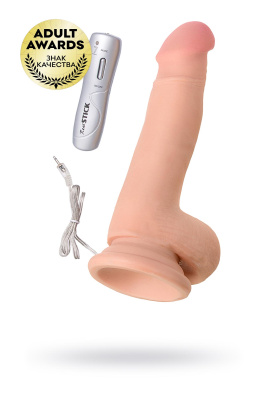 Реалистичный вибратор TOYFA RealStick Elite Alfonso, TPR, телесный, 18,5 см (0T-00016004)