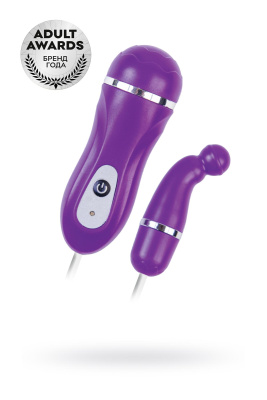 Виброяйцо TOYFA A-toys Beany, ABS пластик, фиолетовый, 5,5 см (0T-00008058)