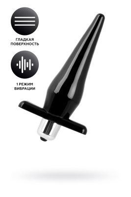 Анальная втулка Black & Red by TOYFA, TPE, черная, 12,7 см, d 3 см (0T-00000603)