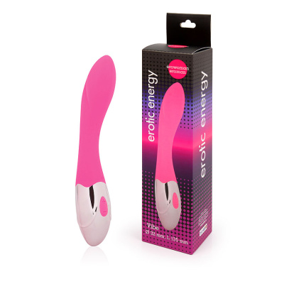 ВИБРОМАССАЖЁР L рабочей части 135 мм D 32 мм, 10 режимов вибрации, цвет розовый (EE-10262-6)